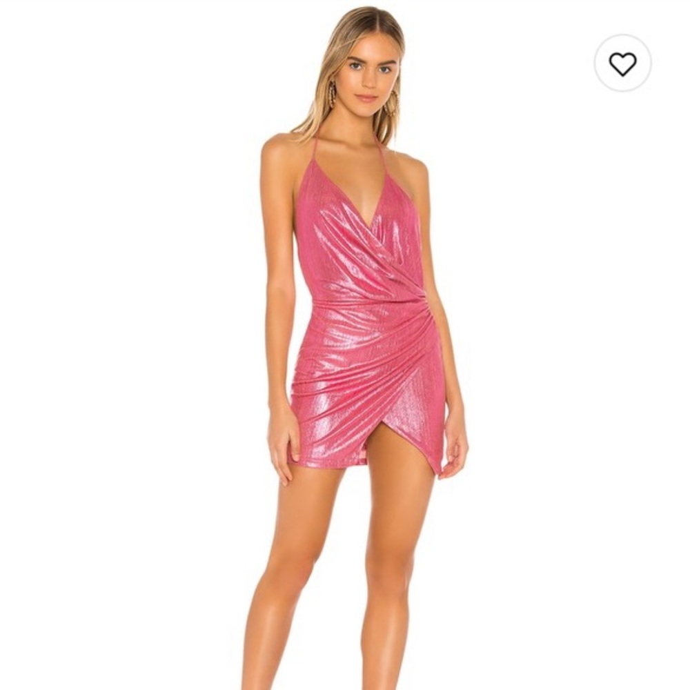 Superdown Missie Wrap Front Dress